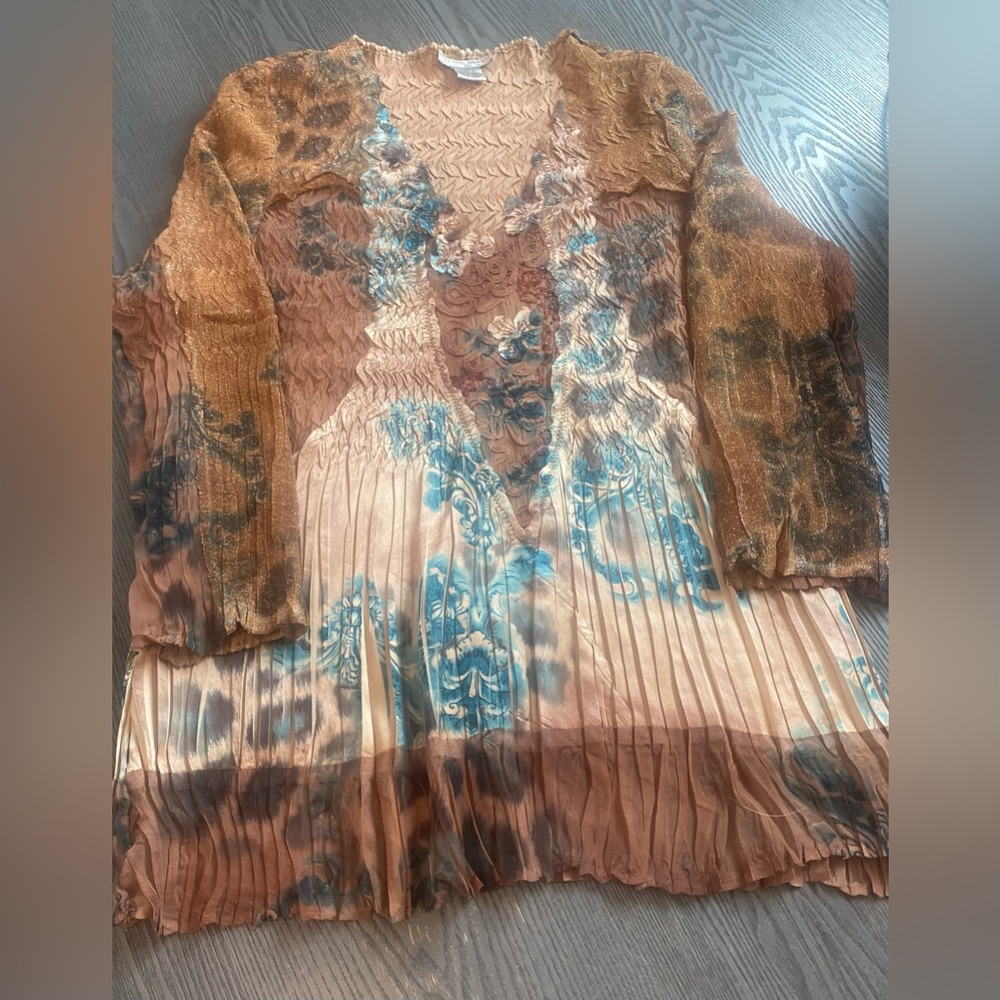 Alberto Makali Long Sleeve Top with Beautiful Embellishments